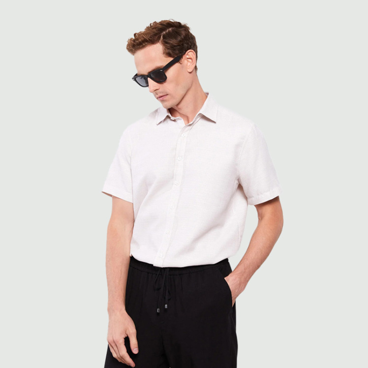 پیراهن آستین کوتاه مردانه ال سی وایکیکی مدل S2NJ06Z8