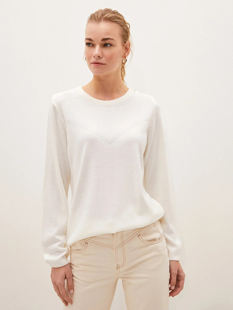 پلیور زنانه ال سی وایکیکی مدل W11853Z8