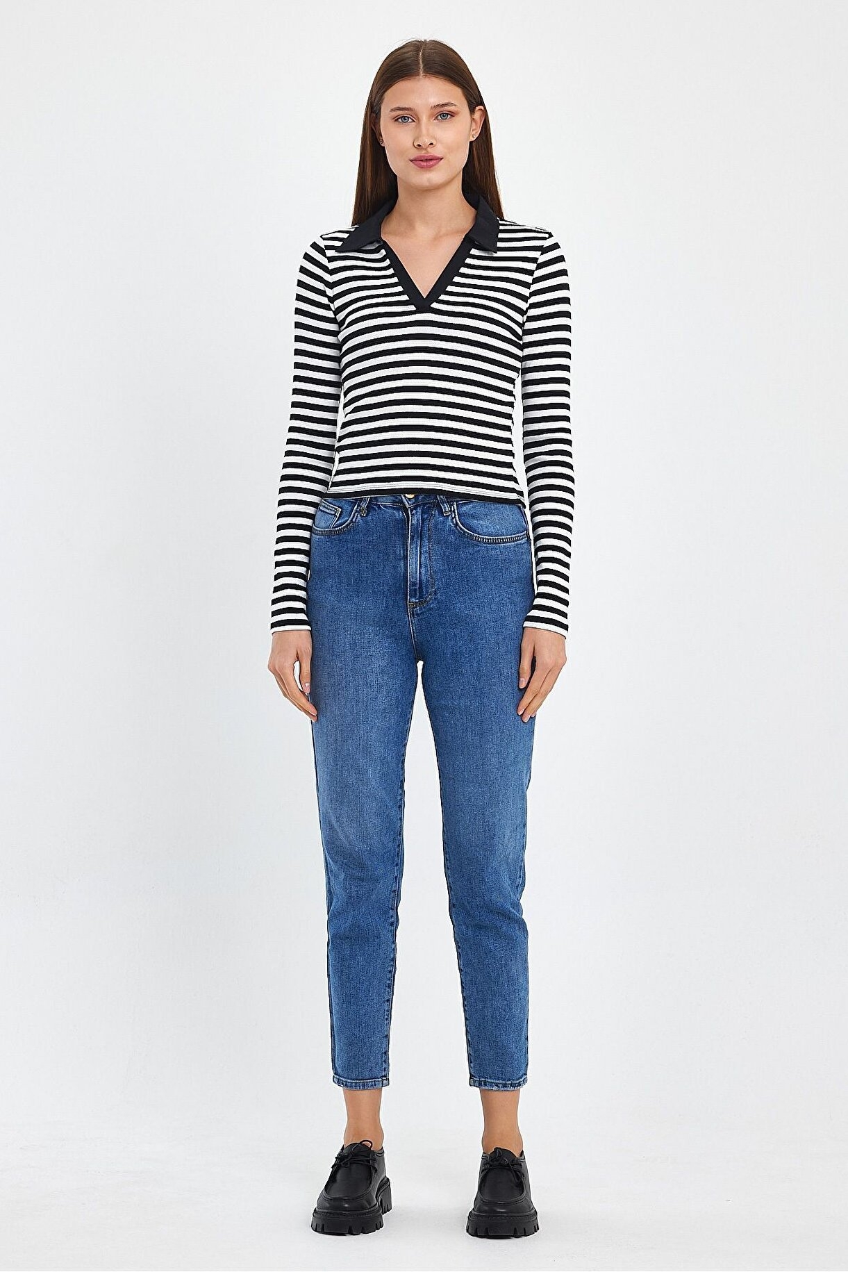 بلوز یقه برگردان زنانه زاخاریوز مدل 0118