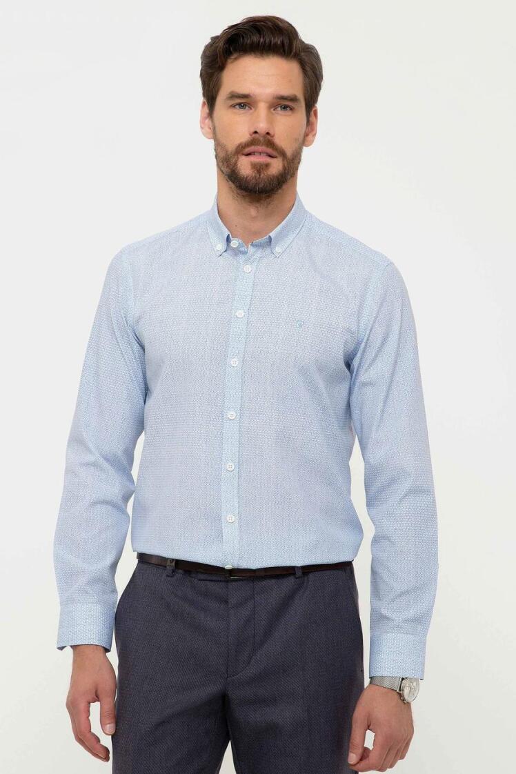 پیراهن آستین بلند مردانه پیر کاردین