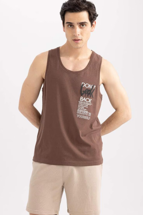 تی شرت آستین حلقه‌ای مردانه دفکتو مدل A5696AXBN540