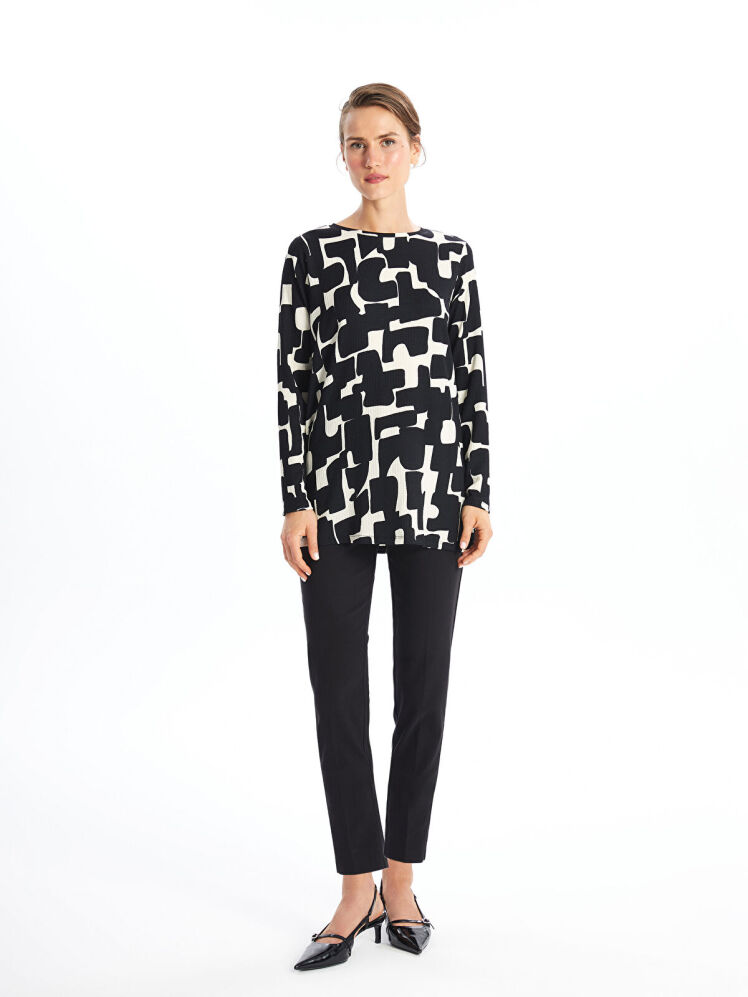 تونیک آستین بلند زنانه ال سی وایکیکی مدل W4BS56Z8