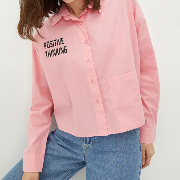 شومیز آستین بلند زنانه ال سی وایکیکی مدل S29994Z8