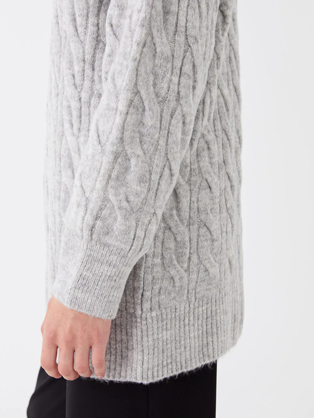 تونیک بافت زنانه ال سی وایکیکی مدل W32787Z8