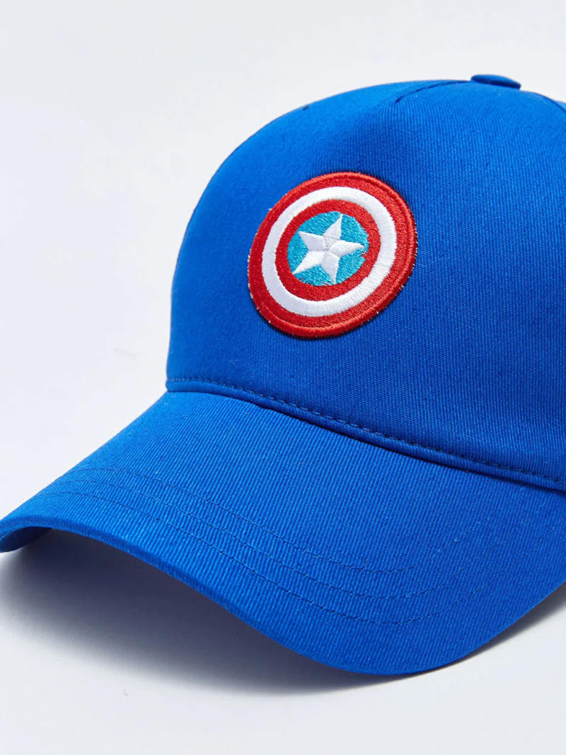  کلاه کپ مردانه ال سی وایکیکی مدل سپر کاپیتان آمریکا 