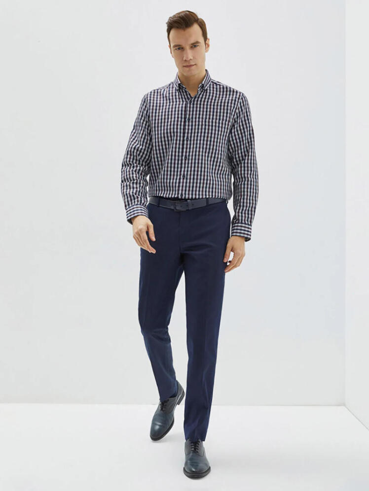 پیراهن آستین بلند مردانه ال سی وایکیکی مدل W1KP45Z8