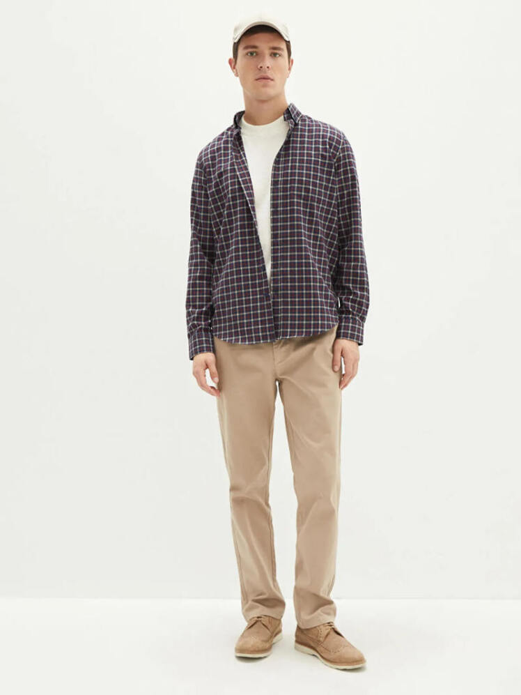 پیراهن آستین بلند مردانه ال سی وایکیکی مدل W18104Z8