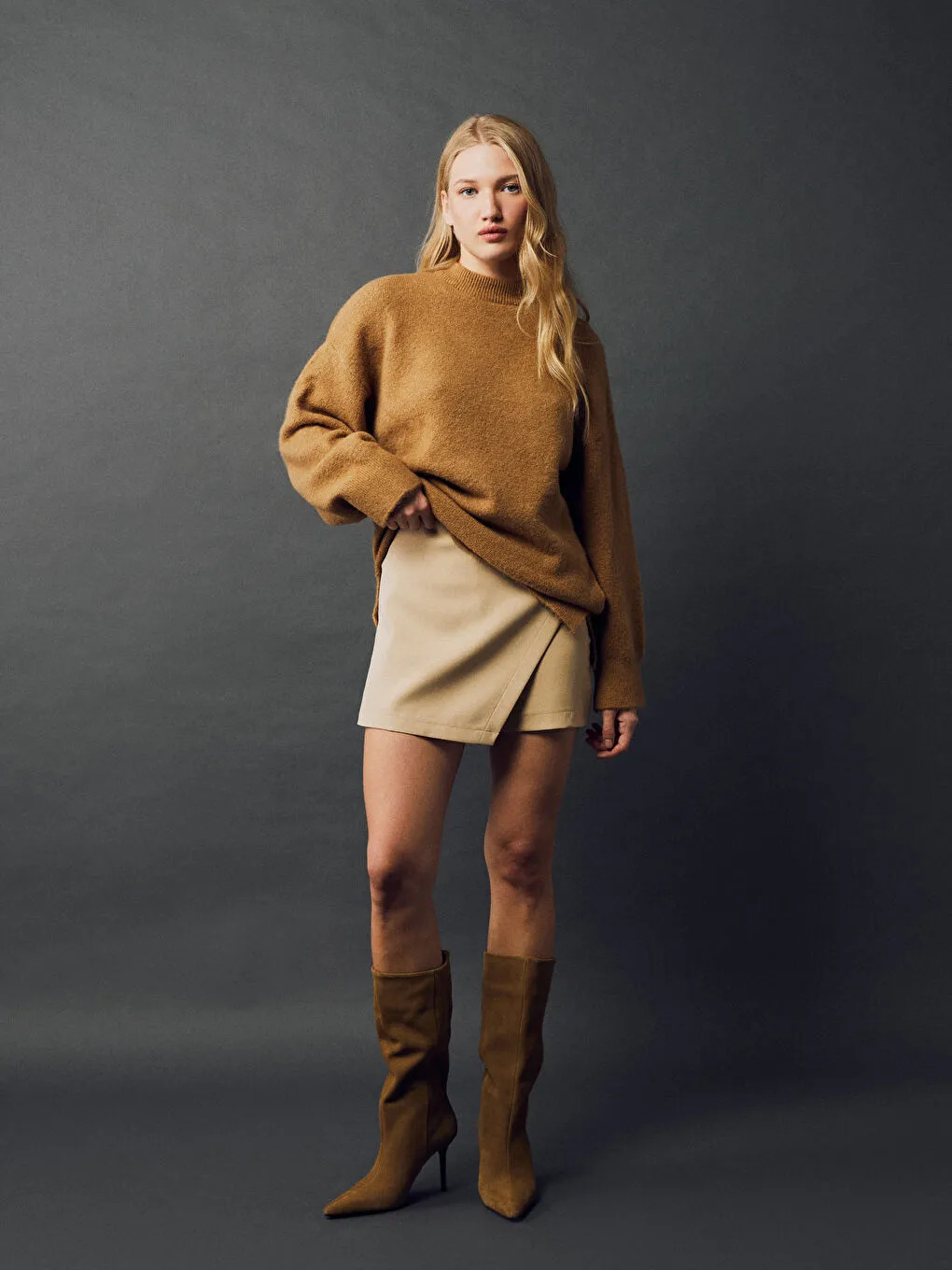  شورت دامن زنانه ال سی وایکیکی مدل W3CT08Z8 