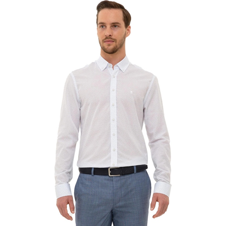 پیراهن آستین بلند مردانه پیر کاردین مدل 50227327-VR036