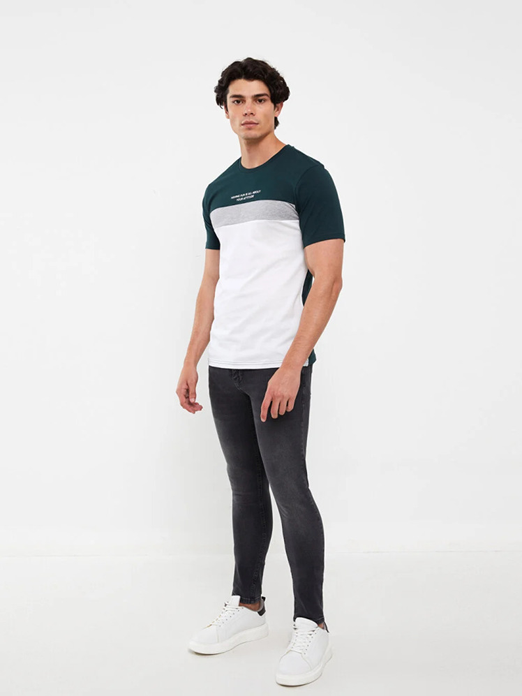 تی شرت آستین کوتاه مردانه ال سی وایکیکی مدل S3JS89Z8