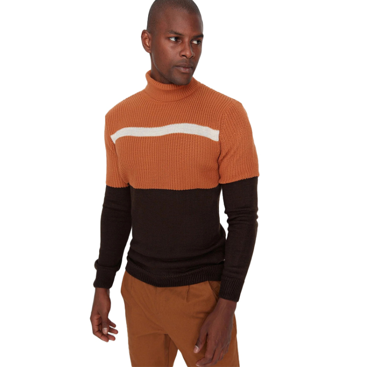 پلیور یقه اسکی مردانه ترندیول مدل TMNAW23KZ00140