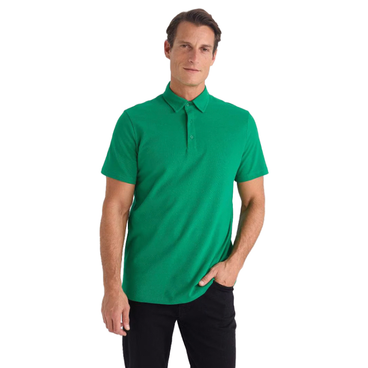 پولوشرت آستین کوتاه مردانه دفکتو مدل E2348AXGN1037