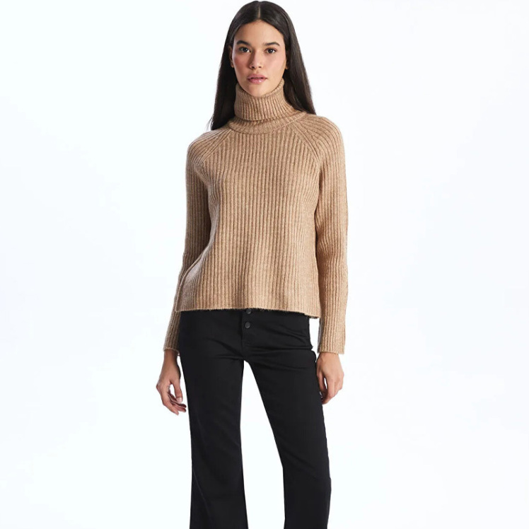 پلیور یقه اسکی زنانه ال سی وایکیکی مدل W3JI71Z8