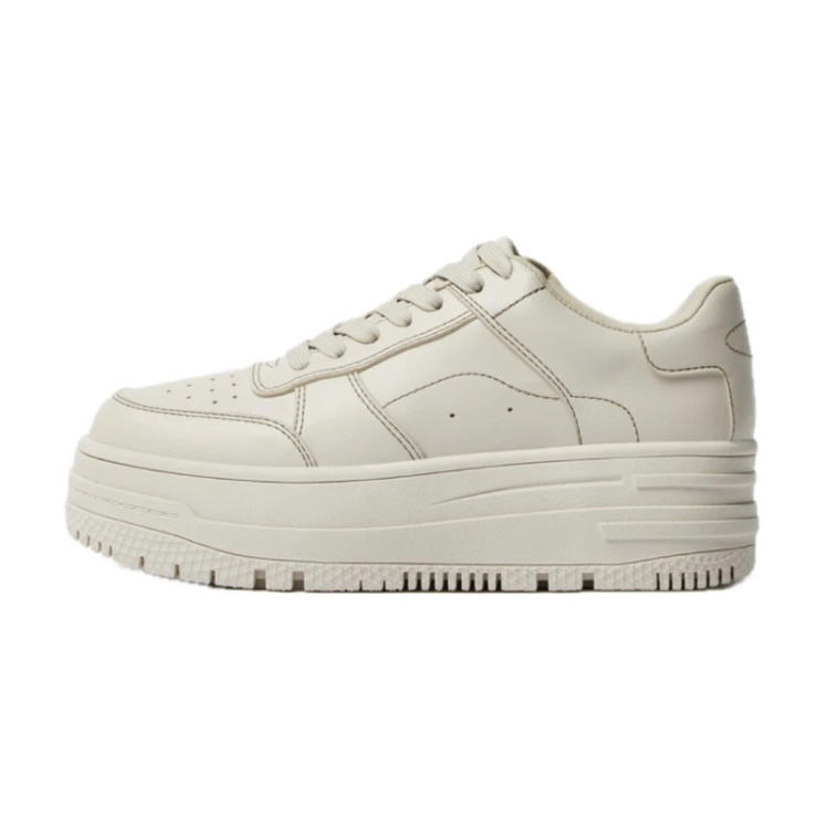 کفش روزمره زنانه برشکا مدل Monochrome Sneaker Low