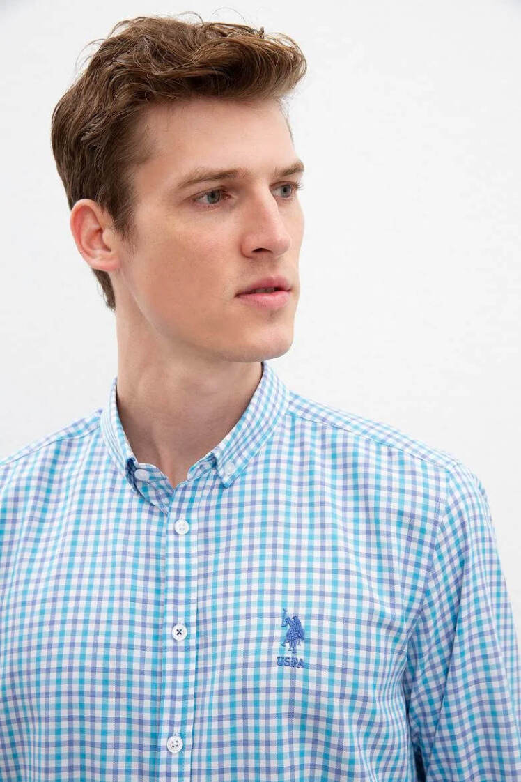 پیراهن آستین بلند مردانه پولو