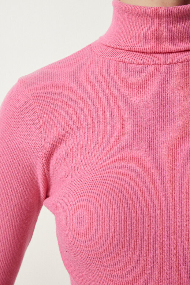  پلیور یقه اسکی زنانه هپی نس ایستانبول مدل HJ00008 