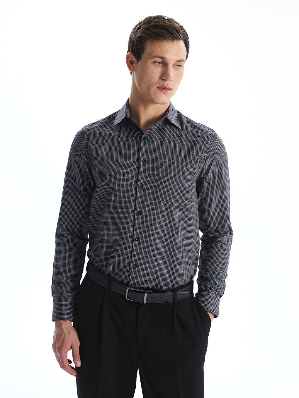  پیراهن آستین بلند مردانه ال سی وایکیکی مدل W4LU74Z8 