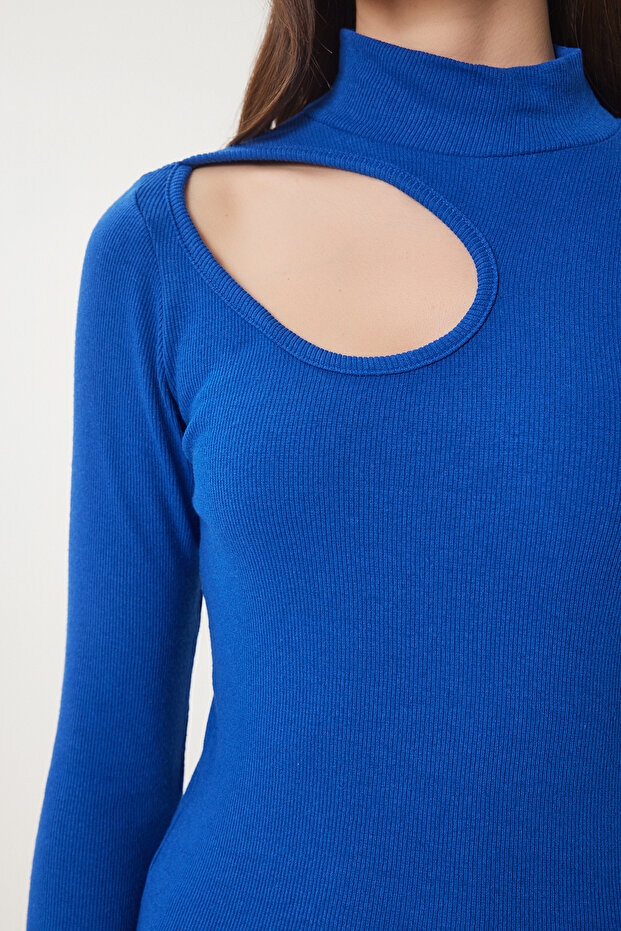  بلوز یقه ایستاده زنانه هپینس ایستانبول مدل LGT0034A 