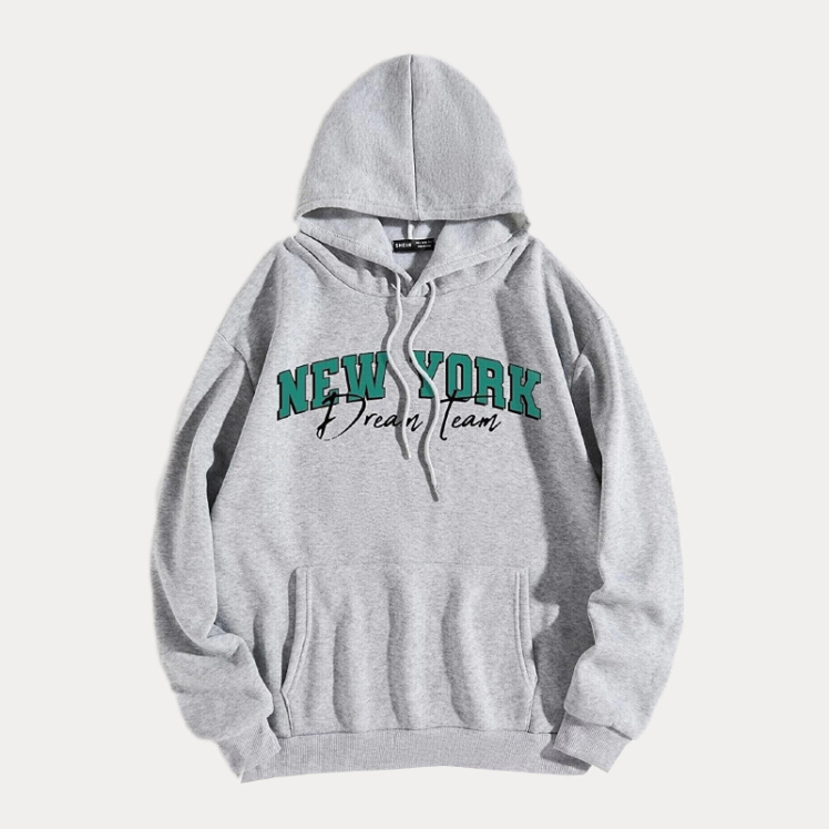 هودی کلاهدار مردانه مدل نیویورک دریم تیم