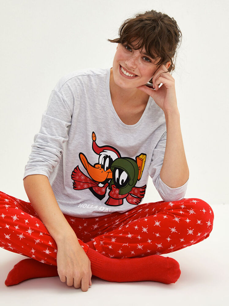 بلوز شلوار راحتی زنانه دافی داک