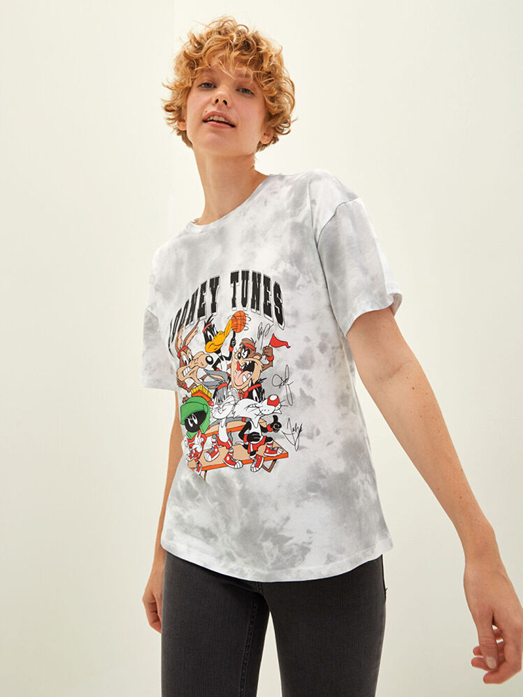 تیشرت آستین کوتاه دخترانه و زنانه شخصیت‌های لونی تونز