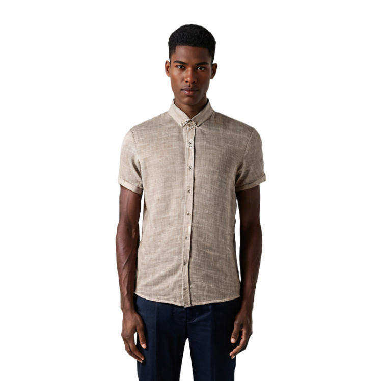 پیراهن آستین کوتاه مردانه بنتنر مدل 8420