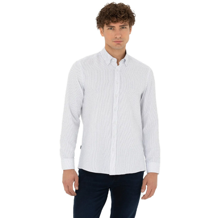 پیراهن آستین بلند مردانه پیر کاردین مدل 50264909-vr007
