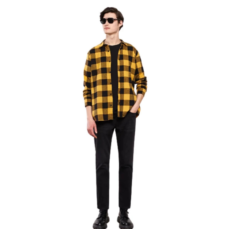 پیراهن آستین بلند مردانه ال سی وایکیکی مدل S2BT38Z8