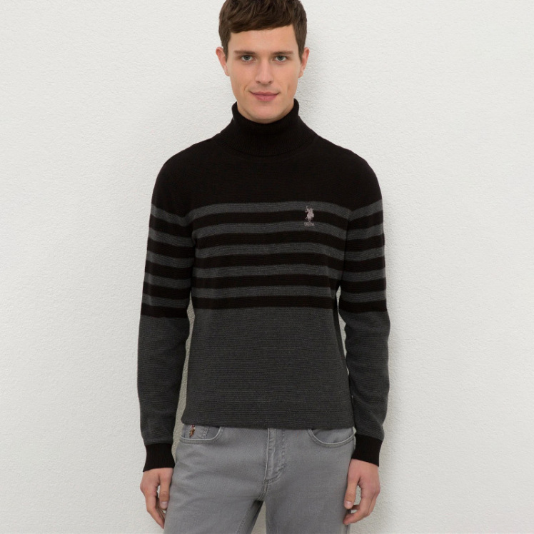 پلیور یقه اسکی مردانه یو اس پولو مدل 50223894-046