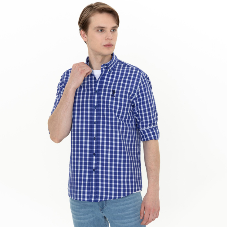 پیراهن آستین بلند مردانه یو اس پولو مدل 50247744