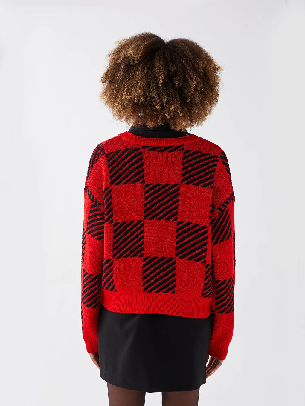  پلیور اورسایز زنانه ال سی وایکیکی مدل W2IO52Z8 